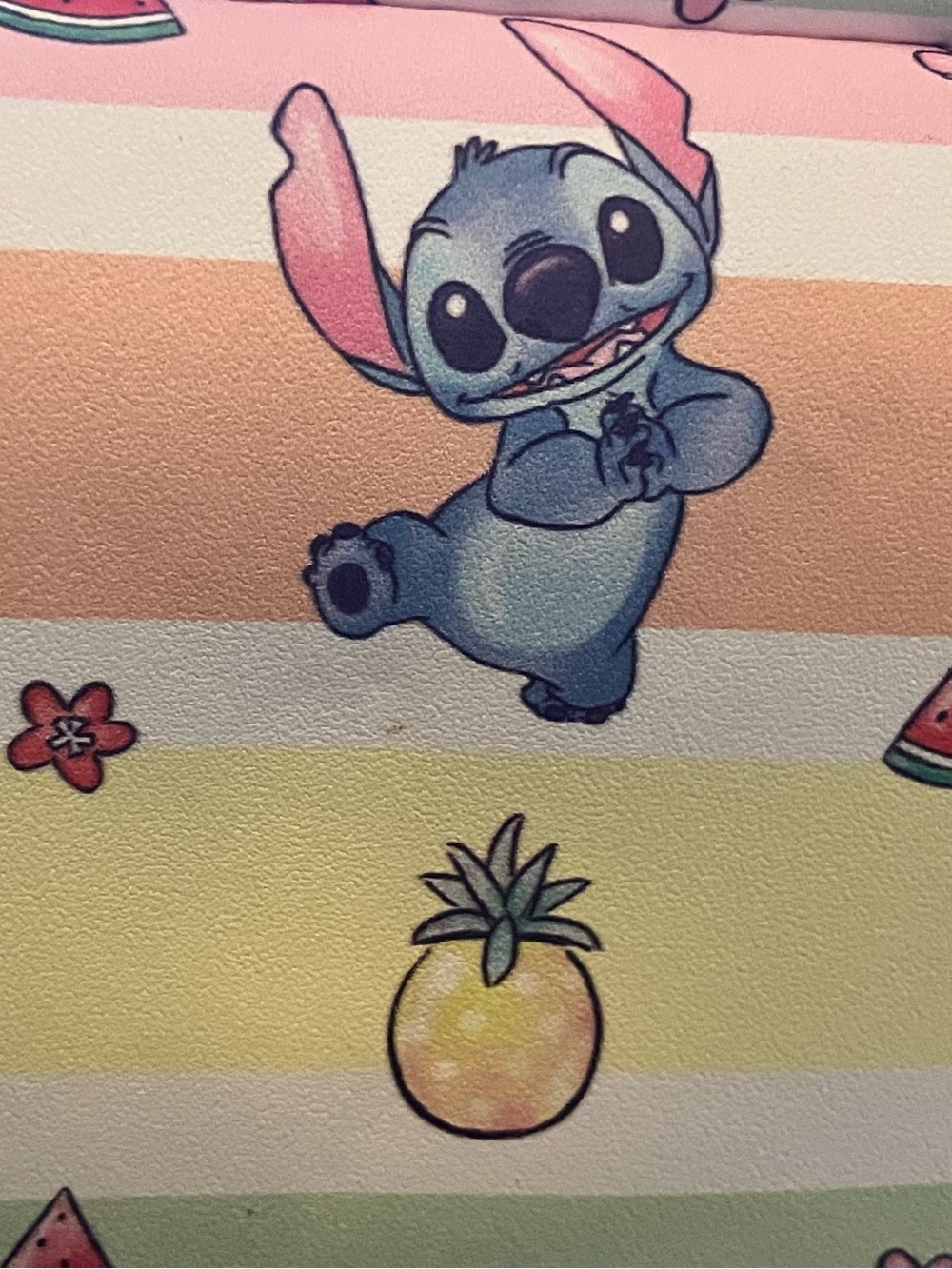 SOLD Loungefly Disney Stitch Fruits Rainbow Stripe Mini Backpack (Exclusive) - Picture 10 of 11